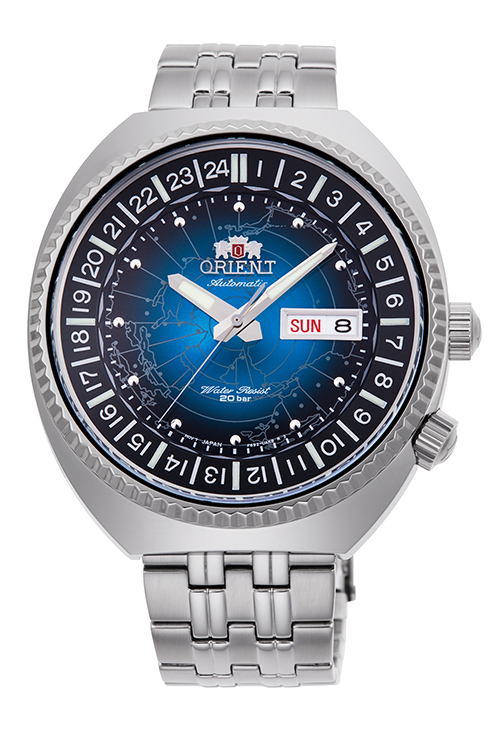 ORIENT Revival Men's Mechanical World Map